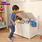 Melissa   Doug Toy Chest Wooden Toy Storage Box With Safety Hinged Lid Kids Toys