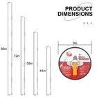 Cagaloi Pole Sander For Drywall  86-inch Manual Hand Drywall With 86in