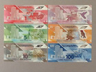 Trinidad And Tobago 2020 6 Note Set 1 Thru 100 Dollars P-60 Thru P-65 Unc