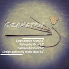 27pcs Assorted Needle Kit Upholstery Carpet Canvas Curved Embroidery Us Seller