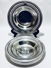 Stunning Vintage 2 Wm Rogers Reticulated Bowl Dish Pierced Edge Silver Plate 