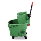 Rcp Fg758888grn Wavebrake 2 0 35 Qt  Plastic Bucket wringer Combos - Green New