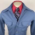 Vintage Tobias Pearl Snap Jacket Leisure Suit 60s 70s Rockabilly Coat Men Medium