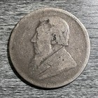 South Africa 2 Shillings 1896 Silver Coin Kruger Worn Condition