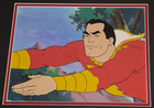 Shazam  Production Cel Of Shazam On Production Background And Framed - 1981