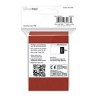 60 Ultra Pro Gloss Red Deck Protector Small Game Card Sleeves Yugioh Tcg Ccg