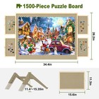 Puzzle Board With Drawers And Cover  1500 Pieces Jigsaw Puzzle Board With Adj   