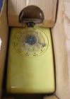 Vintage Bell Western Electric Yellow Rotary Wall Phone Unused In Box
