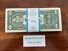 Cash Money Lot Of  100   1 Dollar Bills New U s  Usd Federal Reserve Note  2603 