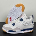 Jordan 4 Retro  navy Blue  Men s Mid Top Basketball Shoes Us Size 7-12 No Box