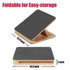 Foldable Calf Stretcher  Portable Wooden Slant Board For Calf Stretching Phys