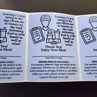 100 Food Delivery Labels Bag Seal 4  X 3  Doordash Grubhub Ubereats Sticker