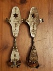 Antique Vintage Metal Ice Skates Lowentraut 1890s-1920s Adjustable Clamps Usa