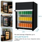 Mini Fridge Cover  Waterproof Upright Outdoor Refrigerator Covers 22  W X 23   