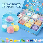 Kids Bath Bombs 12 Pack Surprise Toy Inside Gift Set Colorful Fun Bath Fizzies