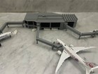 1 400 Scale Model Airport Terminal With 3 Adjustable Wide  Narrow Body Jetbridge