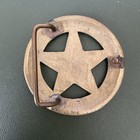 Vintage U s  Deputy Marshal Brass Belt Buckle Solid Brass 606 Good Working