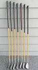 Antique 1930s Pyratone Shaft Matched Set Of 7 Scottish Leyland Irons