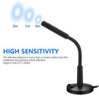 Computer Mini Condenser Microphone Usb Stand Recording Mic For Pc Desktop Laptop