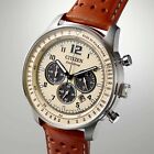 Citizen Men s Ca4500-08x Eco-drive Chronograph Stainless Steel Quartz Watch  Nwt