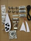 Unfinished 325 Diy Electric Guitar Kit Mahogany Body neck Rosewood Fingerboard