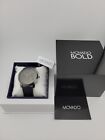  650 Msrp   Movado Bold Thin Men s Grey Dial Chronograph Watch - 3600720 New