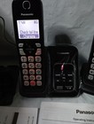 Panasonic Cordless Phone Kx-tgd832m Expandable Call Block 2 Handset Black