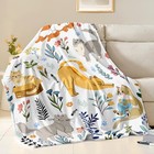 Cat Blanket Gifts For Women Girls Soft Flannel Cats Throw Merchandise 50x40