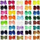 40 Colors 6inch Hair Bows Clips Large Big Grosgrain Ribbon Hair Bows Alligato   