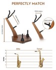 Strich Wooden Saxophone Stand Display For Alto Tenor Sax Wood Floor Stand Holder