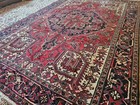 8 10 X 11 6 Antique Veg Dye Serapi Heriz Rug Vintage Kazak  Caucasian 