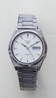 Vintage Seiko 5 Automatic 7009-8760 White Dial Angular Case Daini Mens Watch