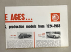 1968 Mg Poster Mg s Through The Ages  16 5 In X 22 25