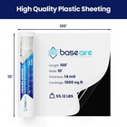 Baseaire Crawl Space Vapor Barrier 14mil 10 x100  Cover 1000 Sq ft Encapsulation