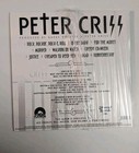 Peter Criss    Self Titled White Vinyl   Lp   kiss  Signed