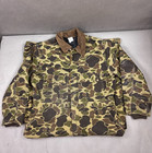 Vintage Carhartt Coveralls Men 48 Brown Duck Frog Camo Made Usa Canvas Insulated