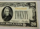 1928  20 Gold Certificate Note Fr  2402 Pmg Choice Very Fine 35