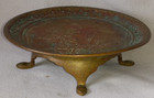 Early 20th Century Tiffany   Co Bronze Tazza With Bird Butterfly Foliate Relief