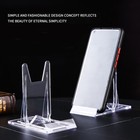 Acrylic Display Easel Adjustable Plastic Plate Holder Stand Picture Frames Rack   