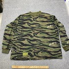 Vintage Usa Renegade Action Sports Paintball Jersey Large Tiger Camo