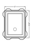  Mid-america Vinyl Mount Master Mini Mounting  Split Block 042 Cream