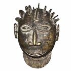 Benin Bronze Head Nigeria Long 38 Cm  280