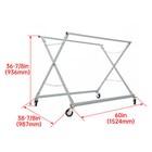 1000lb Folding Bed Roller Truck Bed Cart Pickup Bed Dolly Auto Repair