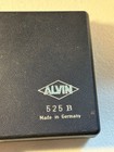 Vintage Alvin 525b Precision Drawing Set Tools As Is Wear On Case Made Germany