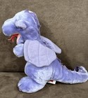 Vintage Dakin 1983 Purple Dragon With Wings Plush Stuffed Animal Toy 10  W tag