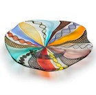 Ca    D    Oro Decorative Hippie Glass Bowl