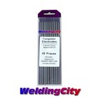 Weldingcity 10-pk Tig Welding Tungsten Tri-element Non-radioactive Purple 1 16x7