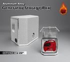 32  Aluminum Generator Box Storage For Generator Security Rv Trailer Tool Box