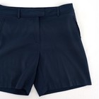 Lady Hagen Golf Shorts Womens 8 Navy Blue Flat Front Performance Activewear