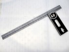Starrett 24  Builders Combination Square Tool No  439 Hardened 4r Grad Usa